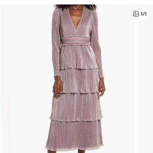 SAYLOR Allison Striped Long Sleeve Dress